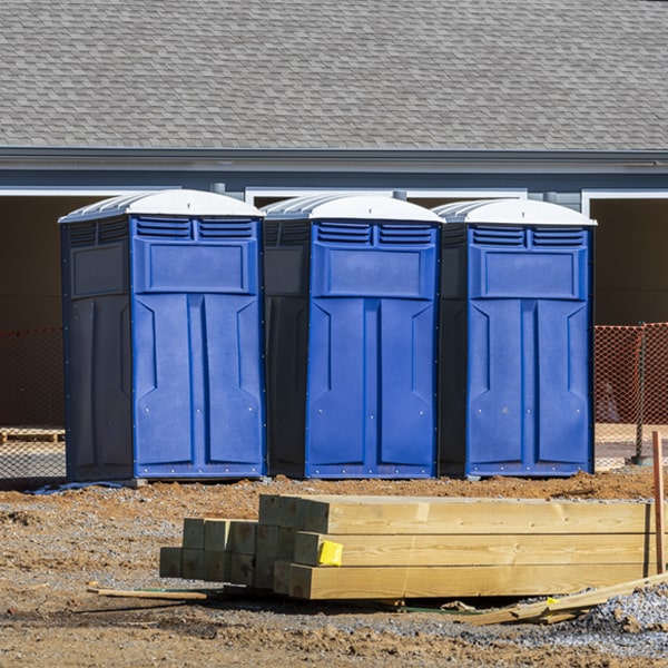 how do you dispose of waste after the portable restrooms have been emptied in Martin City